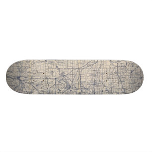 Skateboard Mapa de camino de la bicicleta de Wisconsin 4