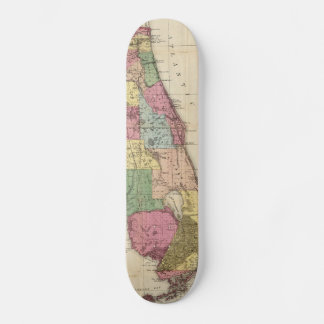 Skateboard Mapa de época de Florida (1870)