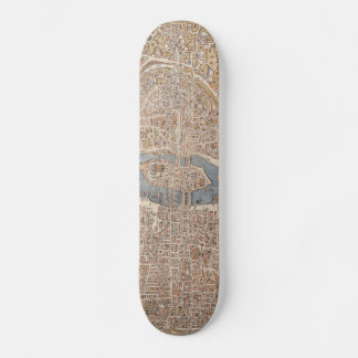 Skateboard Mapa de época de París (1550)