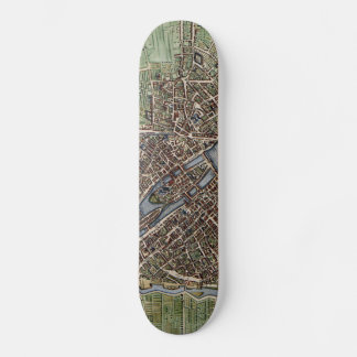 Skateboard Mapa de época de París (1657)