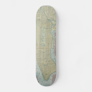 Skateboard Mapa de la época de Nueva York (1901)