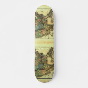 Skateboard Mapa de Thunot Duvotenay de 1848: Etats-Unis y Mex