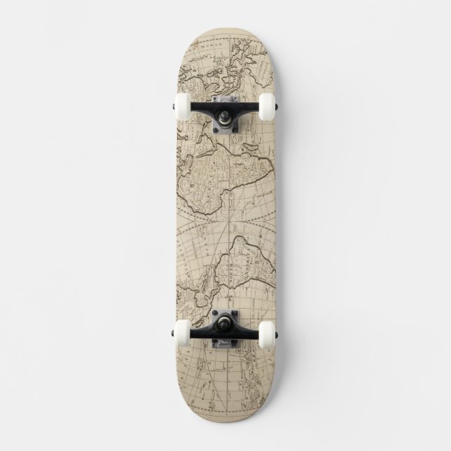 Skateboard Mapa del mundo 2 (Anverso)