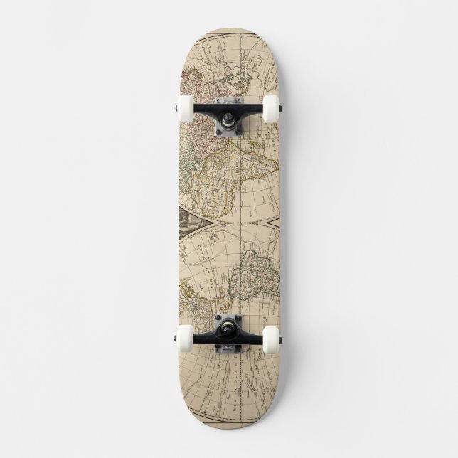 Skateboard Mapa del mundo 9 (Anverso)