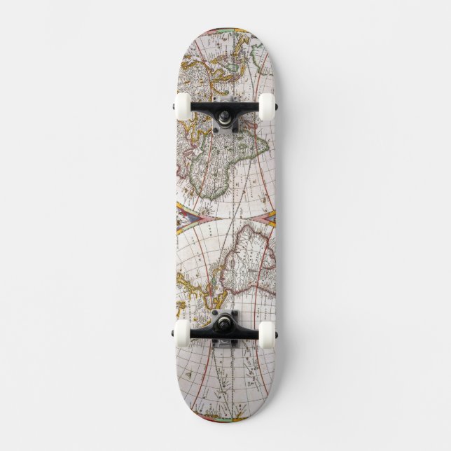 Skateboard MAPA DEL MUNDO, siglo XVII (Anverso)