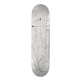 Skateboard Mapa del vintage de New York City (1911)