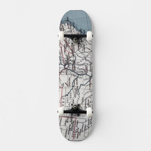 SKATEBOARD MAPA: GUERRA CIVIL, 1861 (Anverso)