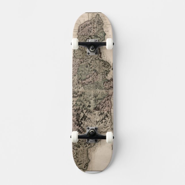 SKATEBOARD MAPA: JAMAICA, 1763 (Anverso)