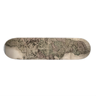 SKATEBOARD MAPA: JAMAICA, 1763