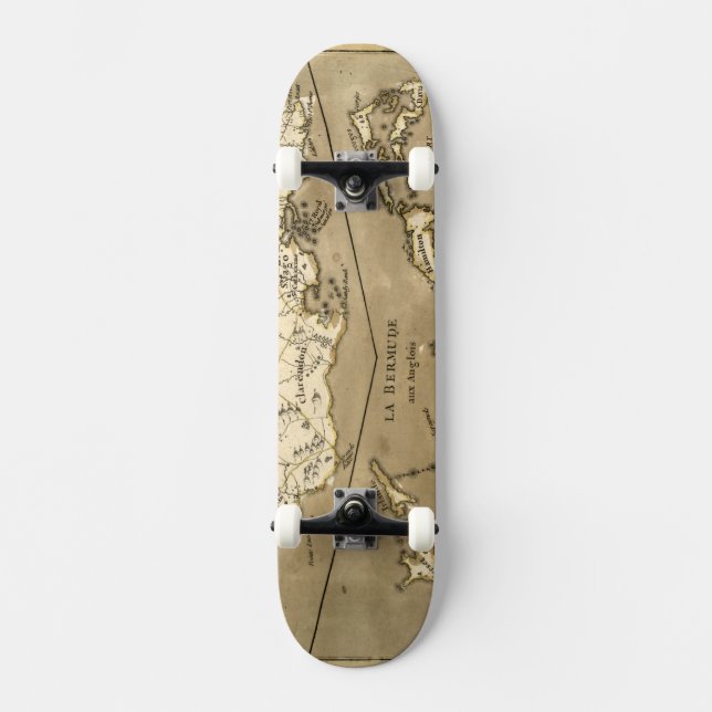 SKATEBOARD MAPA: JAMAICA, 1767 (Anverso)