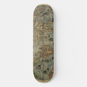 Skateboard Mapa Mundial de Ferando Berteli (Fernando Bertelli