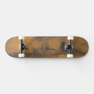 Skateboard Mapa Mundial de Marte Planeta Rojo por Satélite
