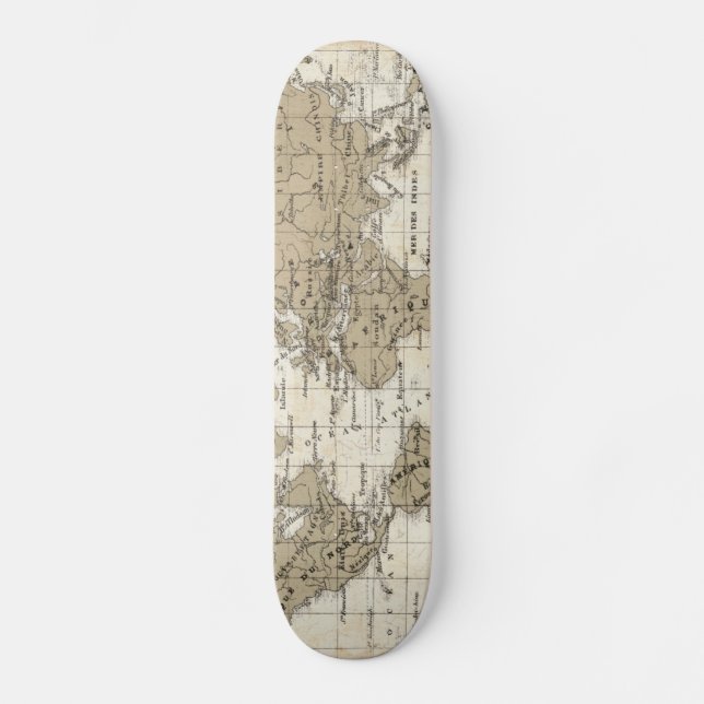 Skateboard Mappemonde (Anverso)