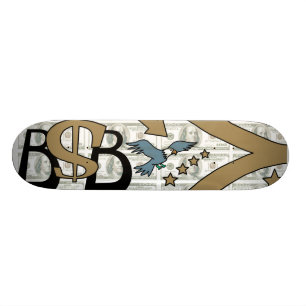 Skateboard Máquina de papel/Brown/gris