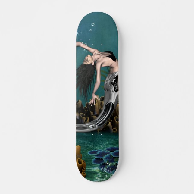 Skateboard Maravillosa sirena de vapor (Anverso )