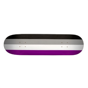 Skateboard Marca de orgullo asexual