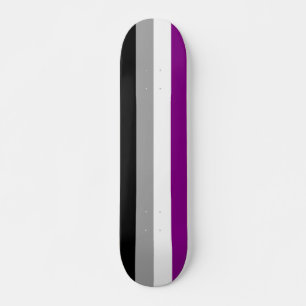 Skateboard Marca de orgullo asexual