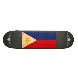 Skateboard Marca filipina de patrón de cosecha