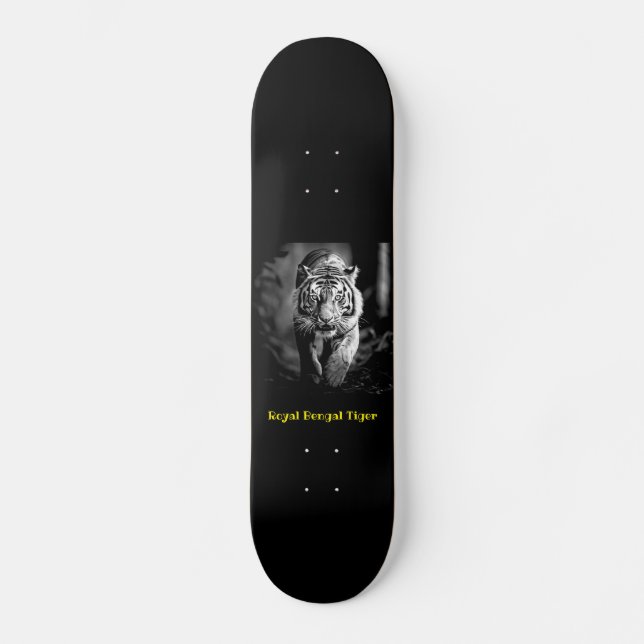 Skateboard Marca real de tigre de Bengala (Anverso)