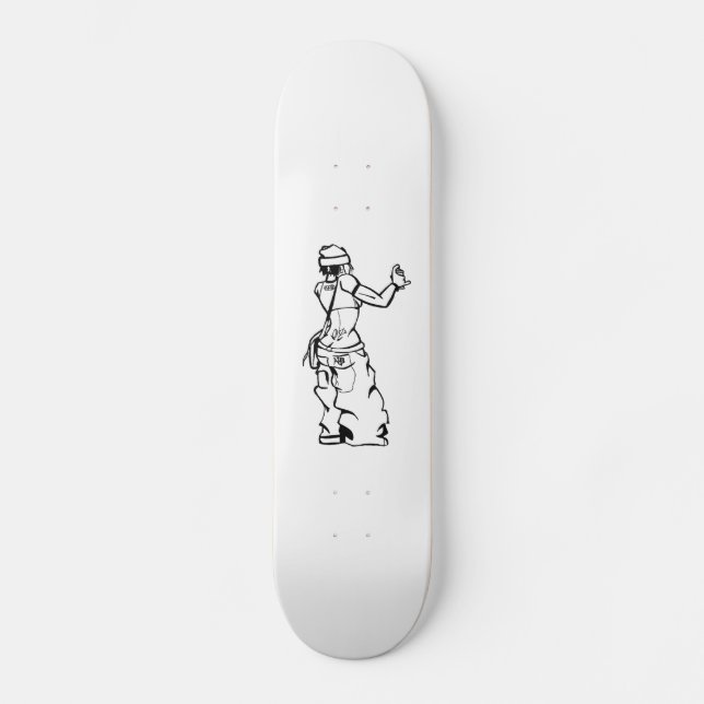 Skateboard Marca sk8 del Anti-Héroe (Anverso)