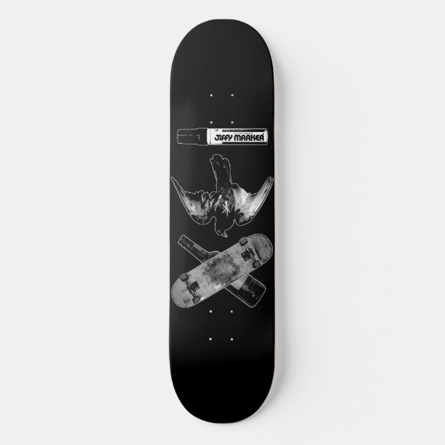 Skateboard Marcador del segundito vivo cubierta Sk8 del (Anverso)
