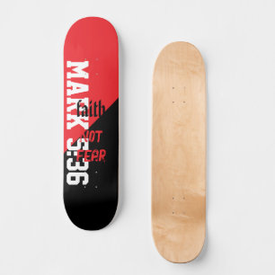 Skateboard Marcos 5:36 - Fe no Miedo