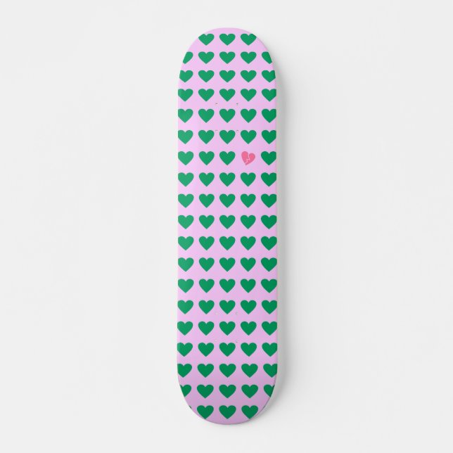 Skateboard marginado de amor (Anverso )