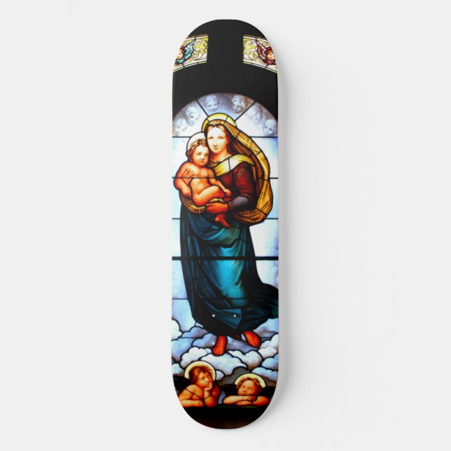 Skateboard María y Jesús (Anverso)