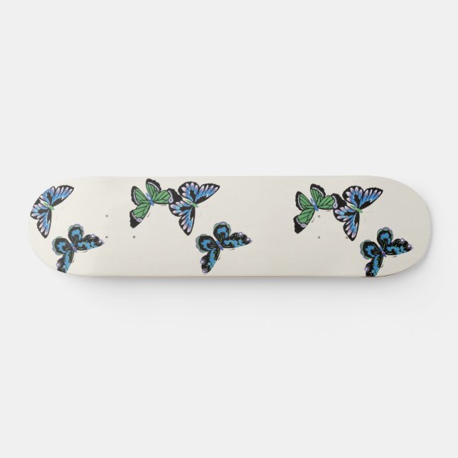 Skateboard Mariposa azul (Horz)