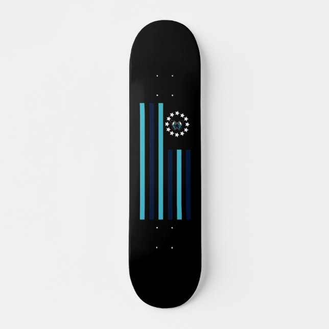 Skateboard Mariposa - Bandera (Anverso )
