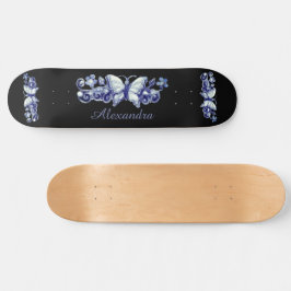 Skateboard Mariposa de época personalizada