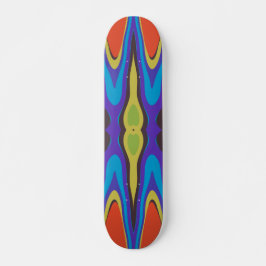 Skateboard Mariposa de lava
