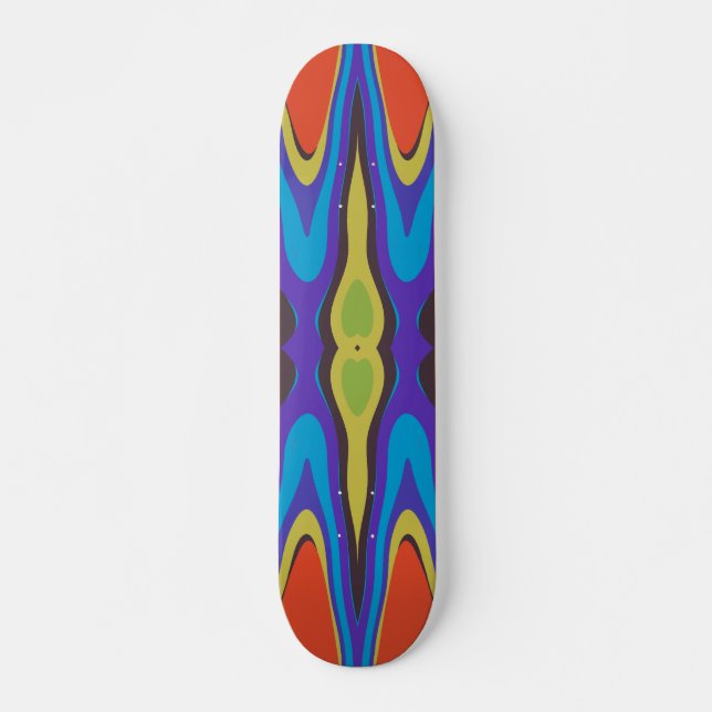 Skateboard Mariposa de lava (Anverso )