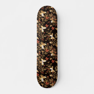 Skateboard Mariposa de oro