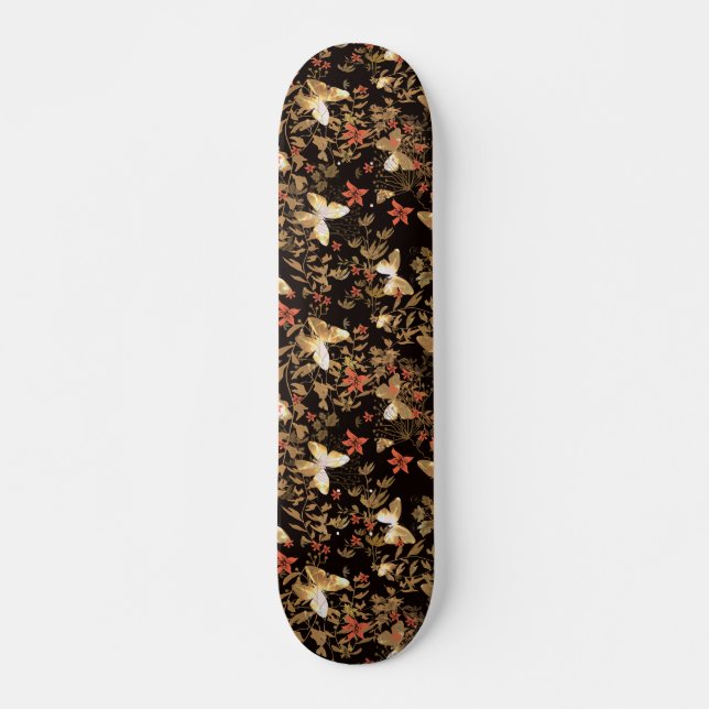 Skateboard Mariposa de oro (Anverso )