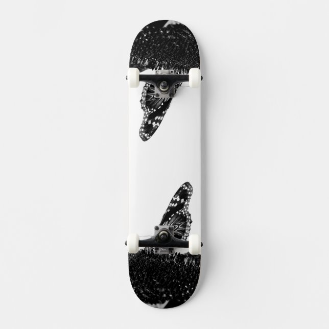 Skateboard mariposa tímida blacq (Anverso)