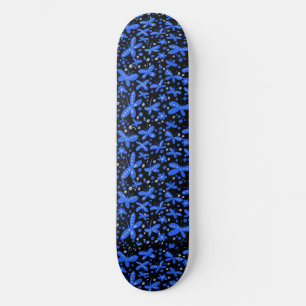 Skateboard Mariposas azules