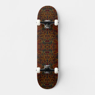 Skateboard Mármol abstracto colorido lindo