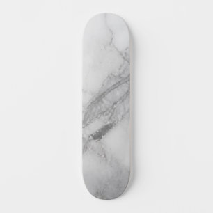 Skateboard Mármol Blanco