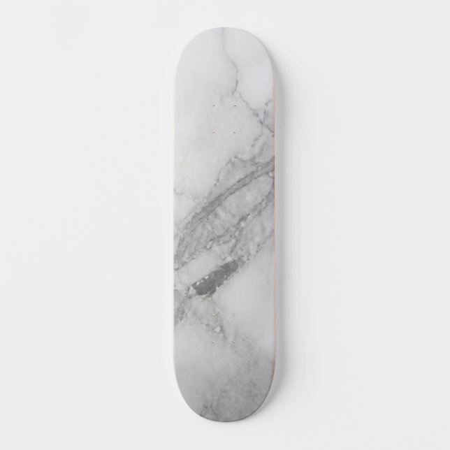 Skateboard Mármol Blanco (Anverso)