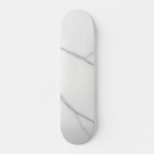 Skateboard Mármol Blanco