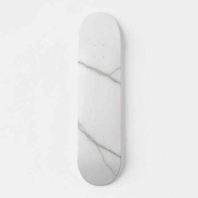 Skateboard Mármol Blanco (Anverso )