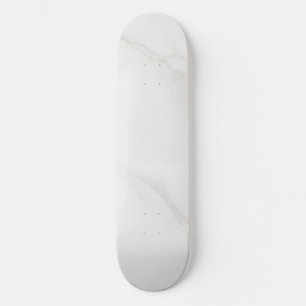 Skateboard Mármol Blanco