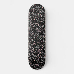 Skateboard Mármol chips piedras formas piezas abstractas text