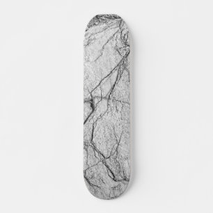 Skateboard Mármol gris de hormigón doblado