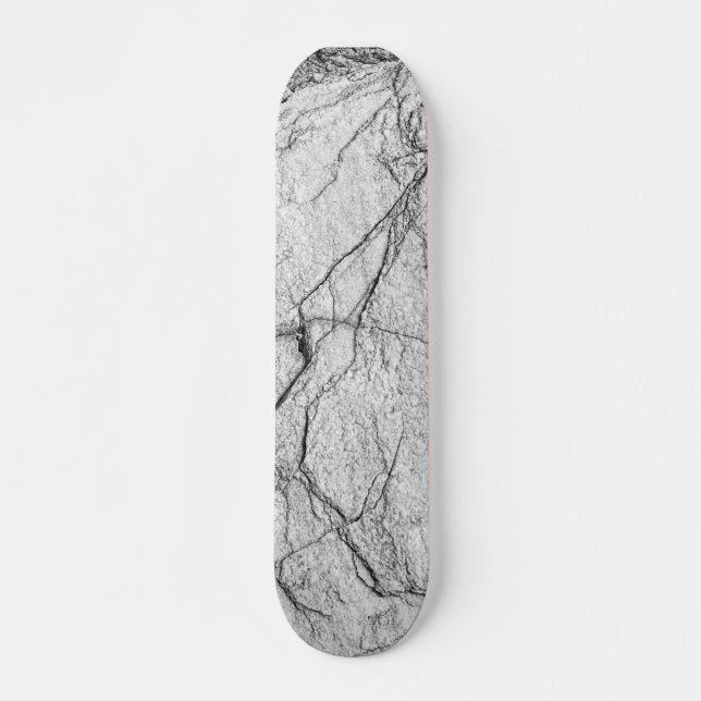 Skateboard Mármol gris de hormigón doblado (Anverso )