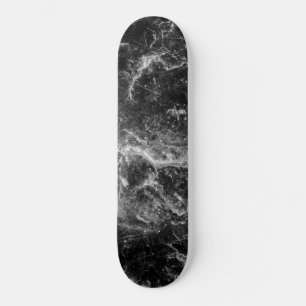 Skateboard Mármol negro enigmático #2 #textura #decoración #a