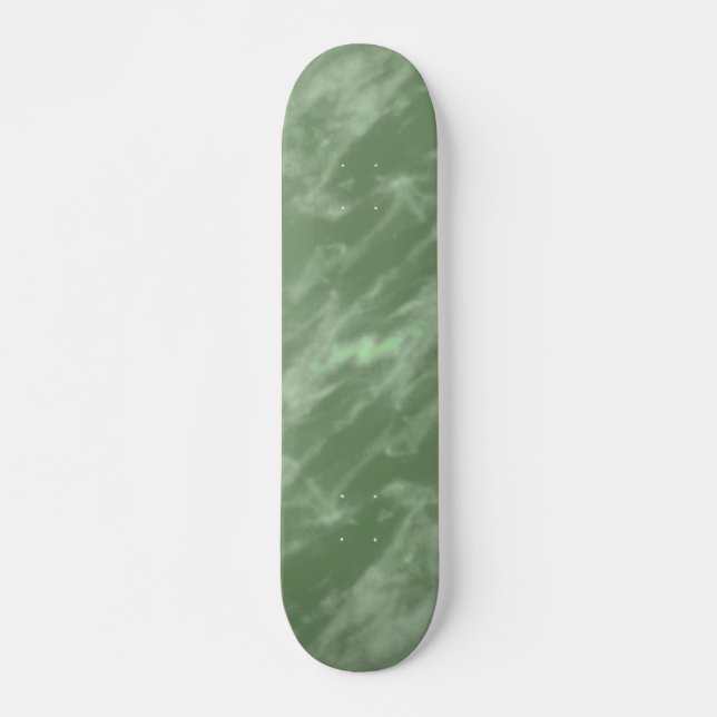 Skateboard Mármol verde (Anverso )