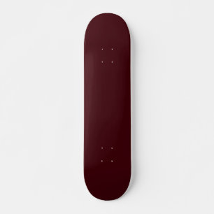 Skateboard Marrón rojo oscuro sólido