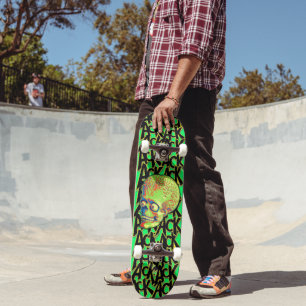 Skateboard Mars Invaders From Outer Space Alien Fun